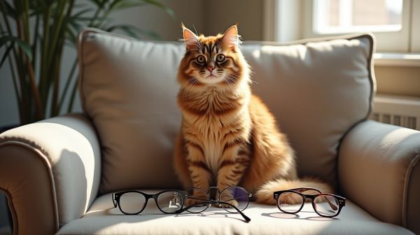 Bien choisir des lunettes pour chat : conseils et tendances incontournables